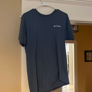 Blue Columbia outdoor gear shirt
